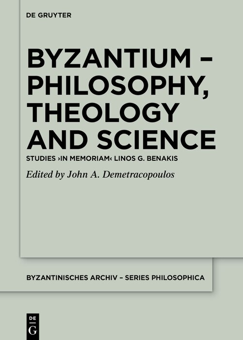Couverture_Byzantium – Philosophy, Theology and Science