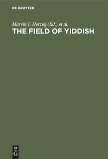 Front cover_The field of yiddish