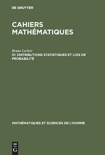 Couverture_Distributions statistiques et lois de probabilité