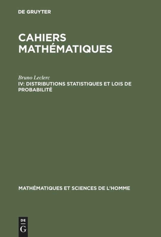 Couverture_Distributions statistiques et lois de probabilité