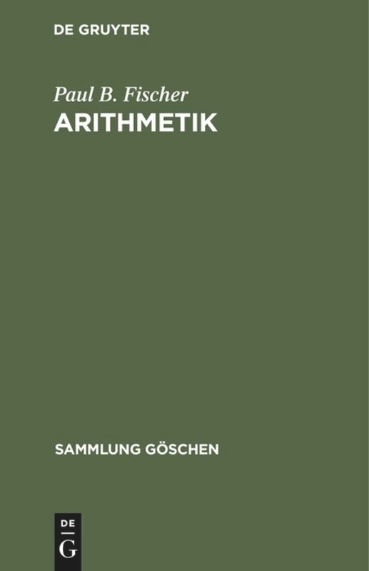 Front cover_Arithmetik