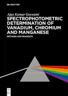 Couverture_Spectrophotometric Determination of Vanadium, Chromium and Manganese
