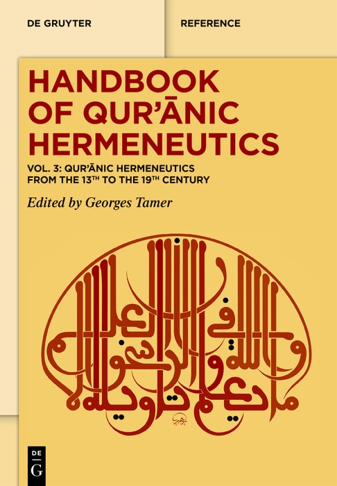 Front cover_Qurʾānic Hermeneutics from the 13th to the 19th Century