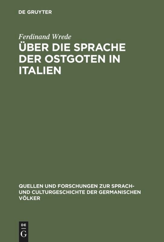 Couverture_&Uuml;ber die Sprache der Ostgoten in Italien