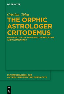 Front cover_The Orphic Astrologer Critodemus
