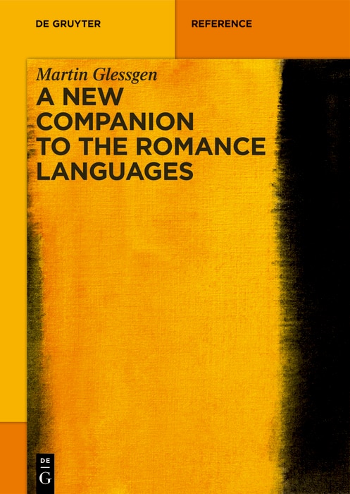 Front cover_A new companion to the Romance languages