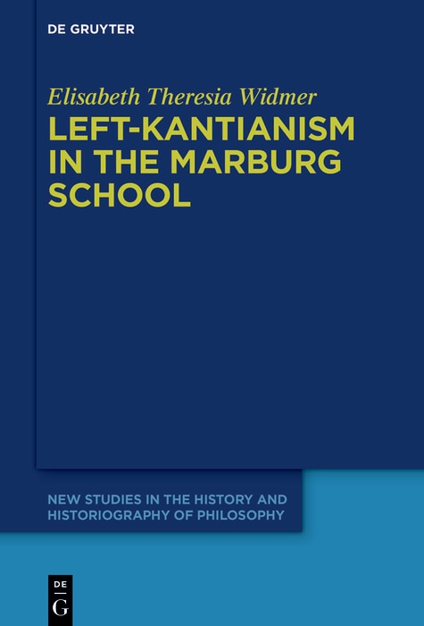 Front cover_Left-Kantianism in the Marburg School