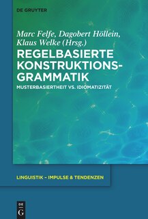 Front cover_Regelbasierte Konstruktionsgrammatik