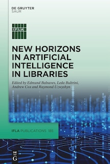 Couverture_New Horizons in Artificial Intelligence in Libraries