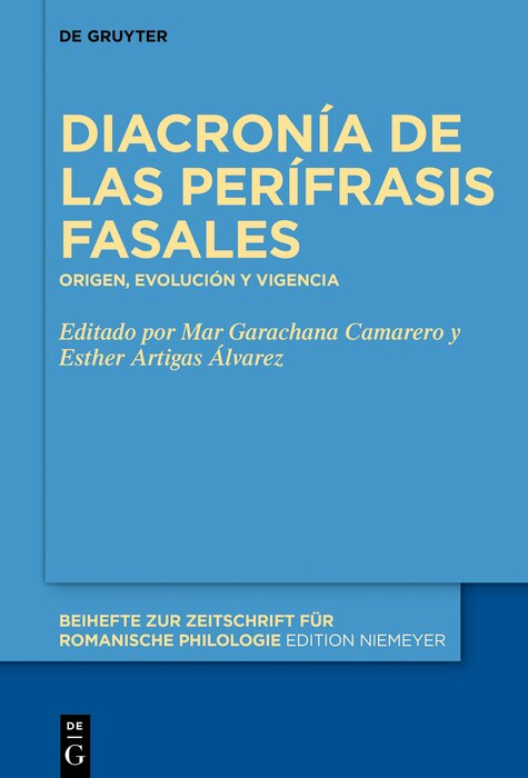 Front cover_Diacronía de las perífrasis fasales