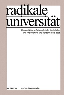 Front cover_Radikale Universität
