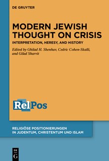 Front cover_Modern Jewish Thought on Crisis