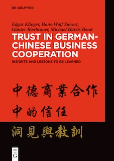 Front cover_Trust in German-Chinese Business Cooperation