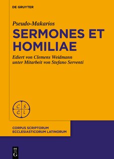 Front cover_Pseudo-Makarios, Sermones et Homiliae