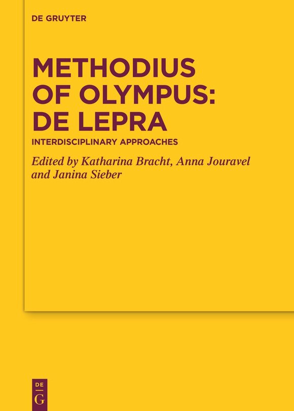 Front cover_Methodius of Olympus: De lepra