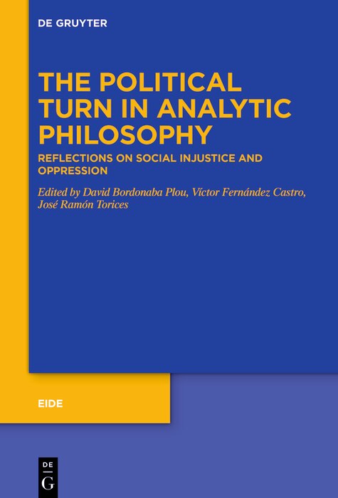 Front cover_The Political Turn in Analytic Philosophy