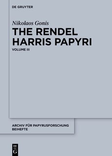 Front cover_The Rendel Harris Papyri