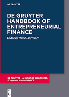 Couverture_De Gruyter Handbook of Entrepreneurial Finance
