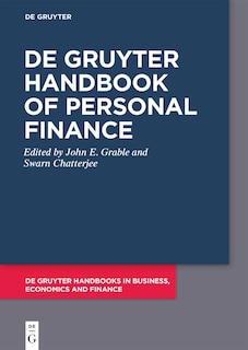 Couverture_De Gruyter Handbook of Personal Finance