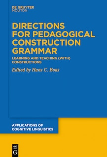 Front cover_Directions for Pedagogical Construction Grammar