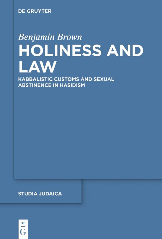 Front cover_Holiness and Law