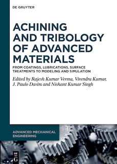 Couverture_Machining and Tribology of Advanced Materials