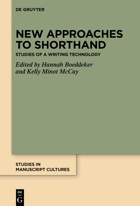 Front cover_New Approaches to Shorthand