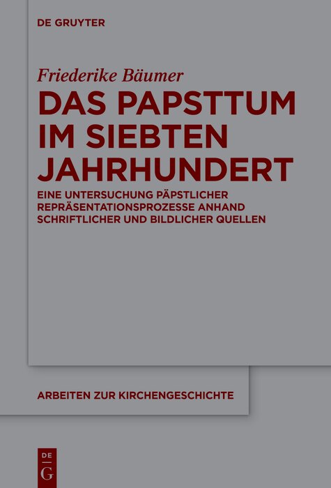 Front cover_Das Papsttum im siebten Jahrhundert