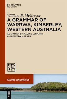 Front cover_A Grammar of Warrwa, Kimberley, Western Australia
