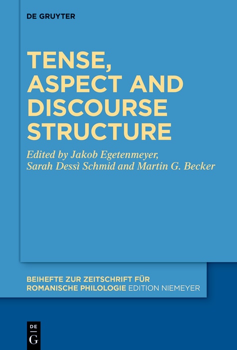 Front cover_Tense, aspect and discourse structure