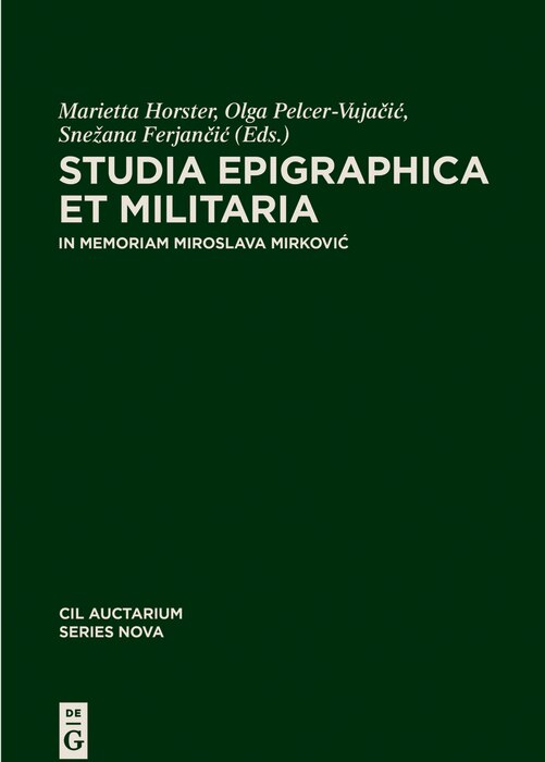 Couverture_Studia epigraphica et militaria