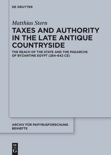 Front cover_Taxes and Authority in the Late Antique Countryside