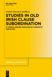 Couverture_Studies in Old Irish Clause Subordination
