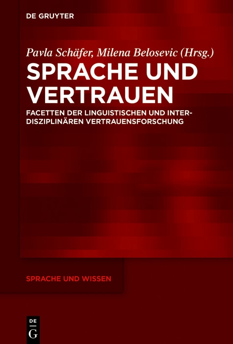 Front cover_Sprache und Vertrauen