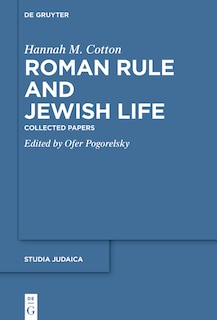 Front cover_Roman Rule and Jewish Life