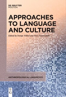 Front cover_Approaches to Language and Culture