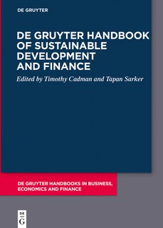 Couverture_De Gruyter Handbook of Sustainable Development and Finance