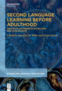 Couverture_Second Language Learning Before Adulthood