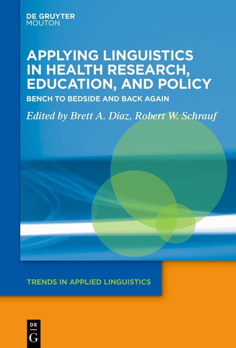 Front cover_Applying Linguistics in Health Research, Education, and Policy