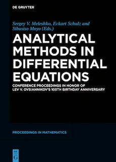 Couverture_Analytical Methods in Differential Equations