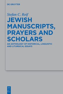Front cover_Jewish Manuscripts, Prayers and Scholars