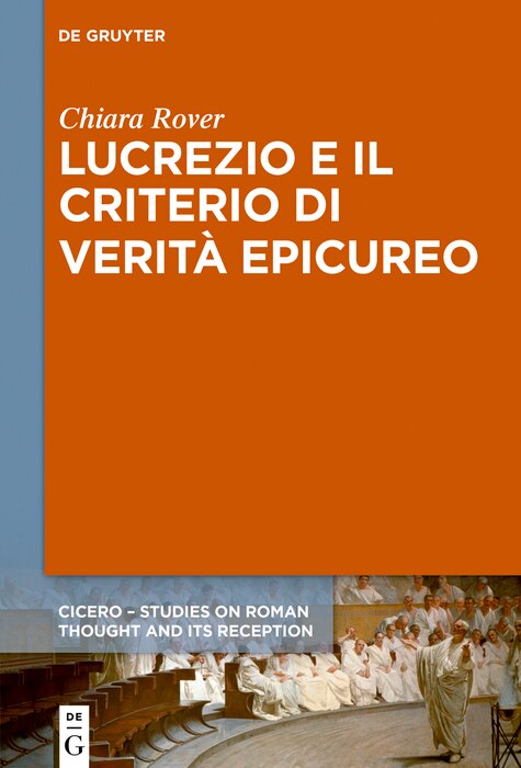 Front cover_Lucrezio e il criterio di verità epicureo