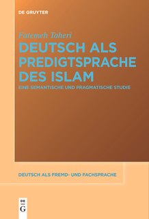 Front cover_Deutsch als Predigtsprache des Islam