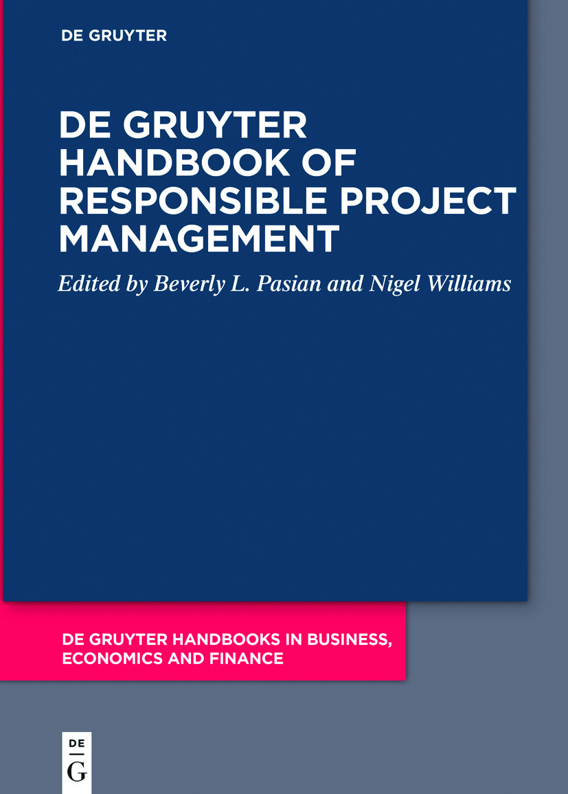 Couverture_De Gruyter Handbook of Responsible Project Management