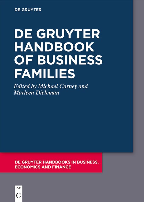 Front cover_De Gruyter Handbook of Business Families