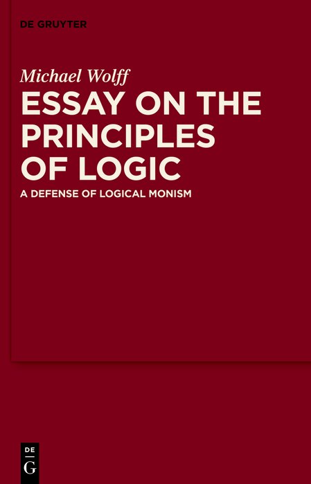 Front cover_Essay on the Principles of Logic