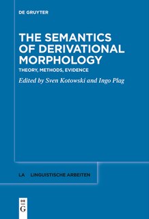 Couverture_The Semantics of Derivational Morphology