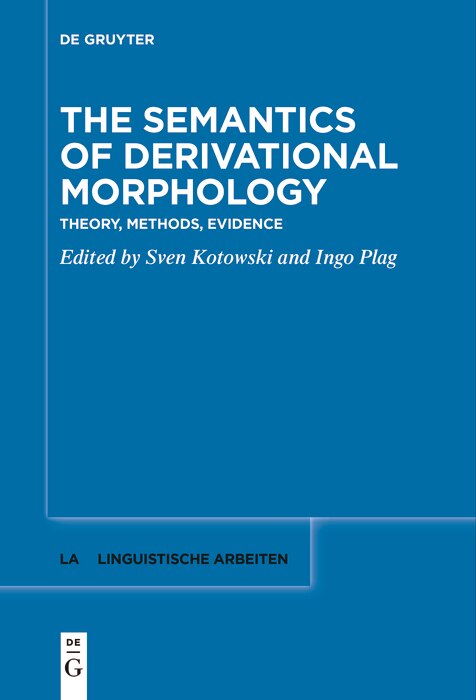 Couverture_The Semantics of Derivational Morphology
