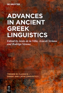 Front cover_Advances in Ancient Greek Linguistics