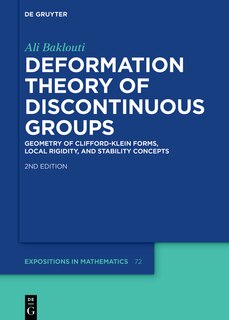 Front cover_Deformation Theory of Discontinuous Groups